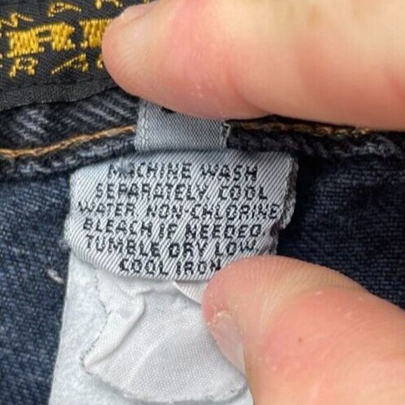 VTG Marithe Francois Girbaud Men's Jeans Denim Black 33X32 Tapered USA Made - Picture 7 of 9